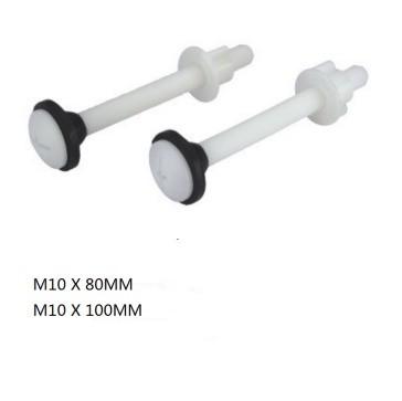 White High quality plastic toilet installation repair kit, toilet bolt