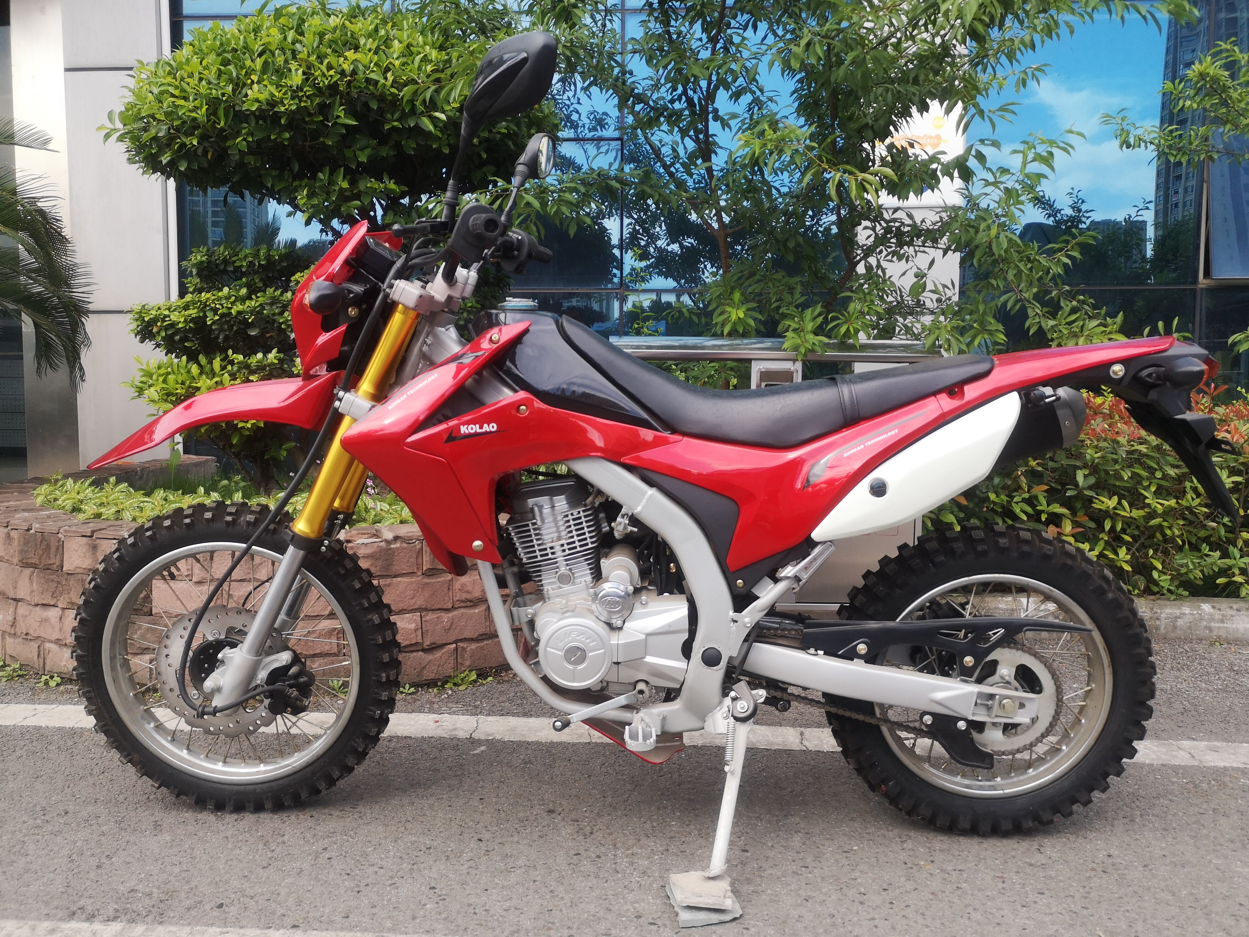 ZS Engine 250cc 300cc 450cc Dirt Bike Motorcycle 200W - 350W Power
