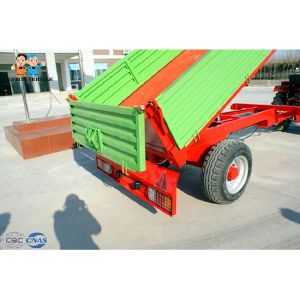 Solid Structure Compact Sidewall Drop Side Tipping Trailer