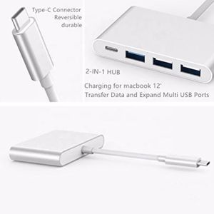 USB 3.1 Interface 4-In-1 Type C Hub Multiple Adapter For Speed Data Transfer