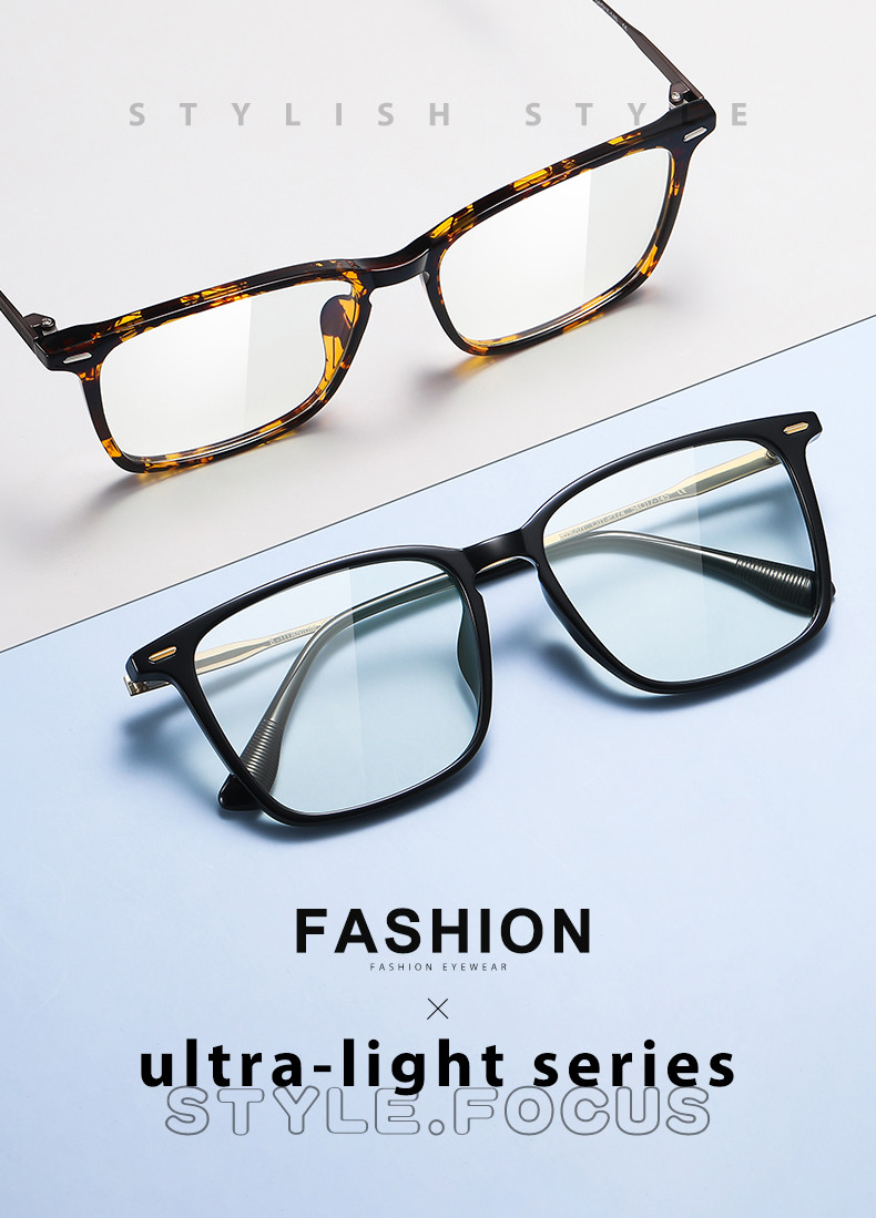 Logo Custom Optical Combination Glasses Blue Light Blocking