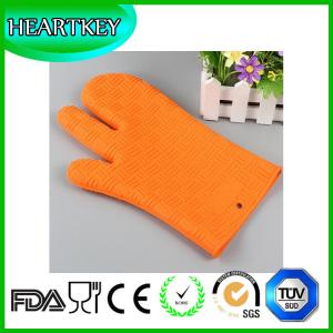  FDA Highest Rated Heat Resistant Five Fingered Grilling Oven Silicone BBQ Gloves Manufactures