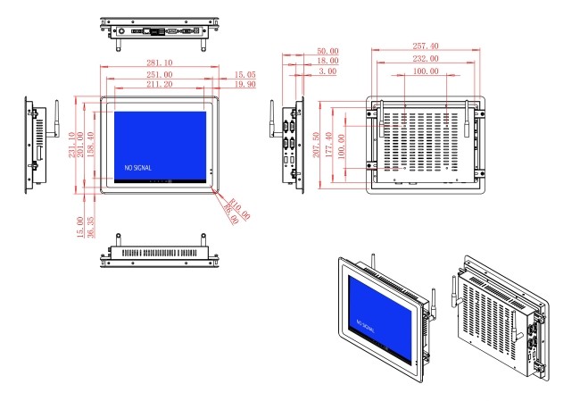 10.4-Inch Android Display for HMI Systems and Industrial Interfaces