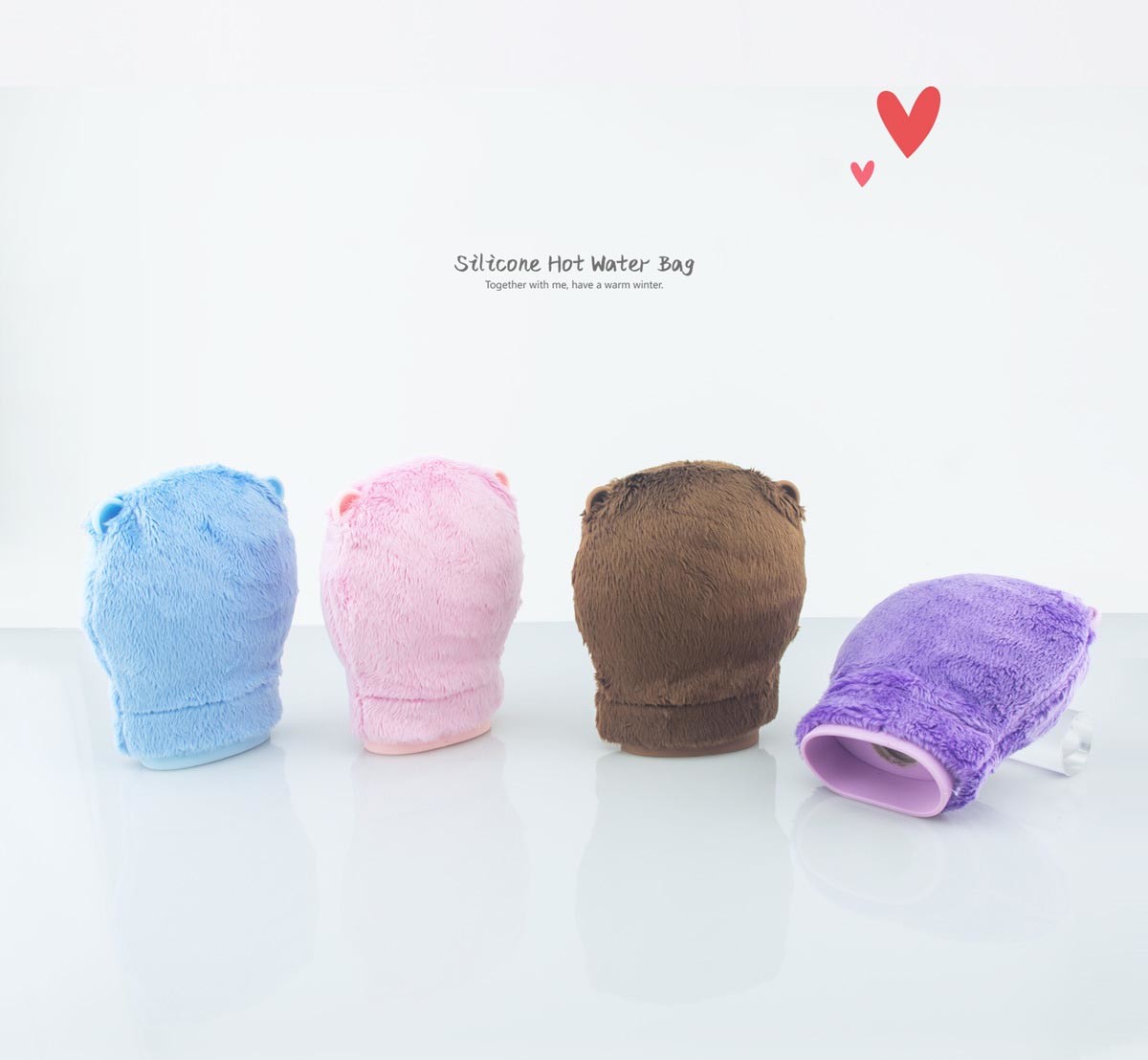 Colorful 2L Hot Water Bottle Tasteless Hot Compress and Cold Therapy for Headaches Cramps and Muscle Pain Relief