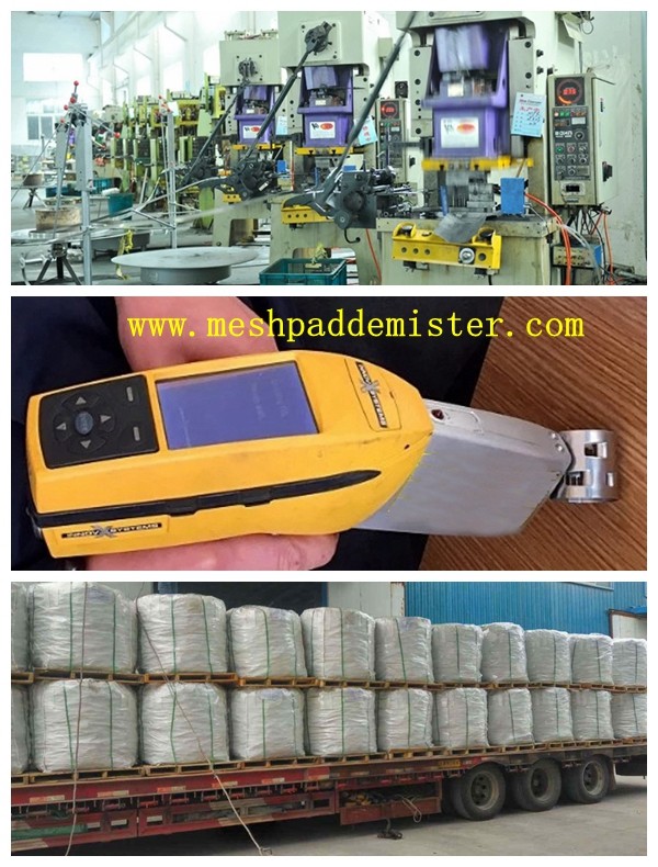 Stainless Steel Raschig Rings Air Pollution Control Scrubbers Removal Of Structured Packing