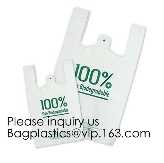 Biodegradable Roll heart bag, Vest bag, Pocket, Roll bag, 100% Biodegradable Cornstarch Garbage Bags garment biodegradab