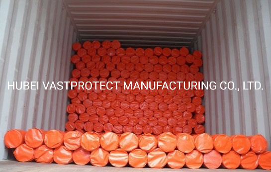 12&prime; *100&prime; Orange PE Tarpaulin Roll