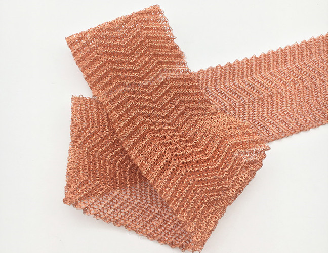 Flexible Knitted Wire Mesh Tape 0.12mm Diameter For Demister Pad