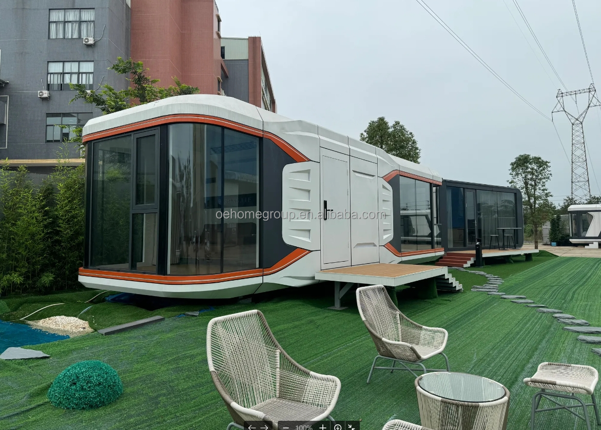 Fully Assembled Prefab Houses Customized Small Prefab House For Guard Room Prefab House Kit