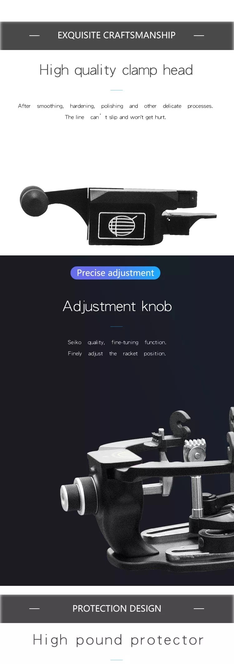 Siboasi Automatic Electronic Badminton Stringing Machine With Full Parts