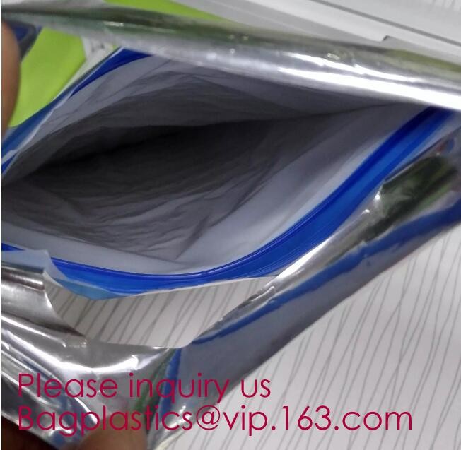 Aluminum Foil Food Use Disposable Cooler Bag Insulated Thermal Bag Organizer Storage Frozen Lunch Bag bagease bagplastic