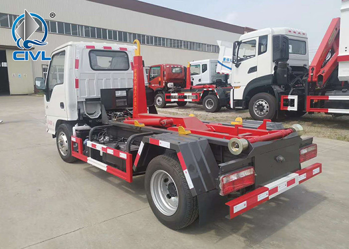 4m3 Hook Arm Garbage Truck / Rubbish Car / Pull Arm Garbage Truck / Dustbin Lorry / Bin Wagon