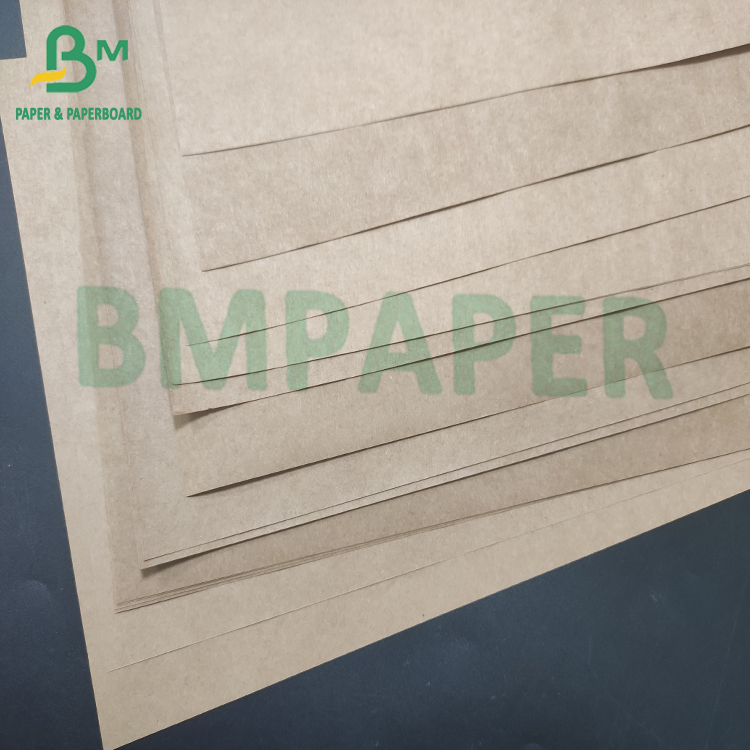 Brown Unglazed Uncoated Matte Surface 70g 80g Natural Sack Kraft Paper