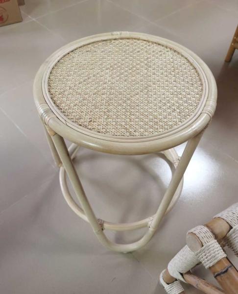 Luxury Cane Modern Tea Table Wooden Wicker Rattan Bar Chairs Outdoor Garden Sofa