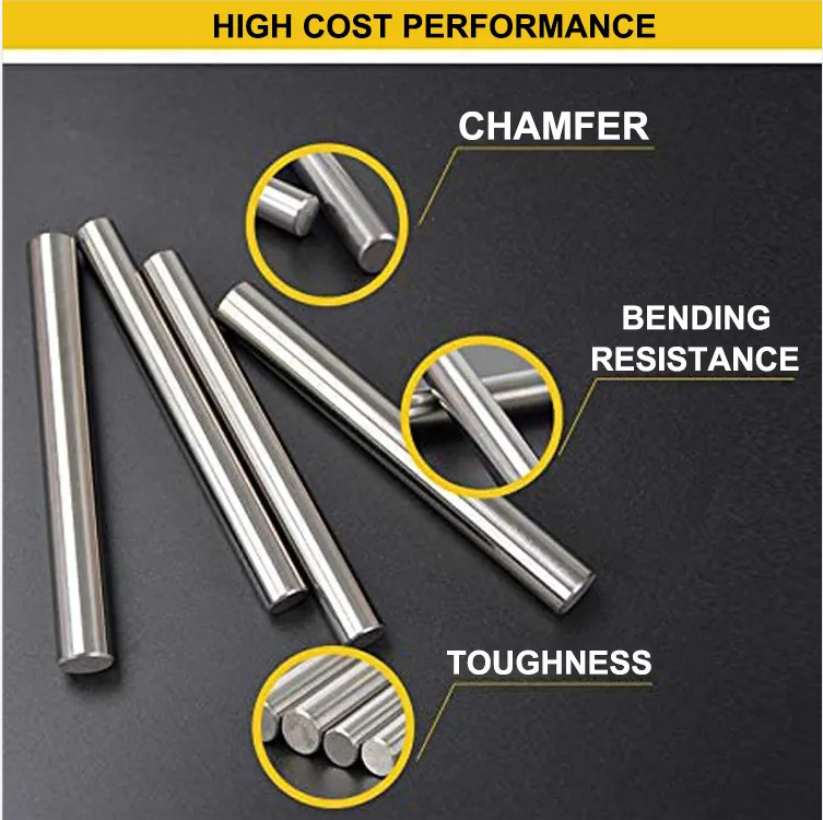 Polished H6 Carbide Rods For Punches Cemented Cobalt 25% Carbide Rods