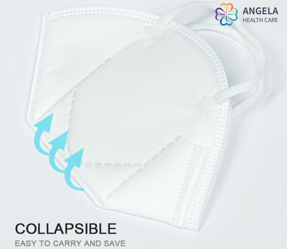 In Stock Fast Delivery FFP2 KN95 N95 Protective Mask Face Mask Best Quality White EN149:2001+A1:2009