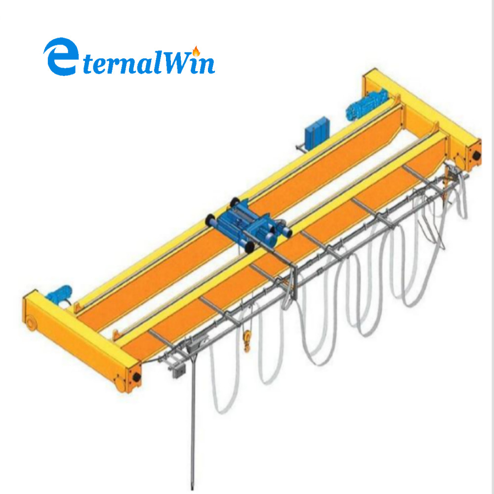 High Quality Suspension 10ton 16ton 20ton 32ton Double Girder Overhead Eot Crane Travelling Crane With Low Price