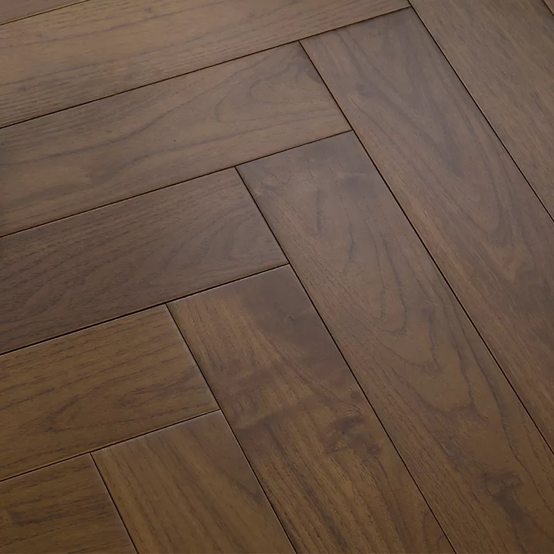Living Room Engineered Wood Flooring Plank With Art Parquet Design