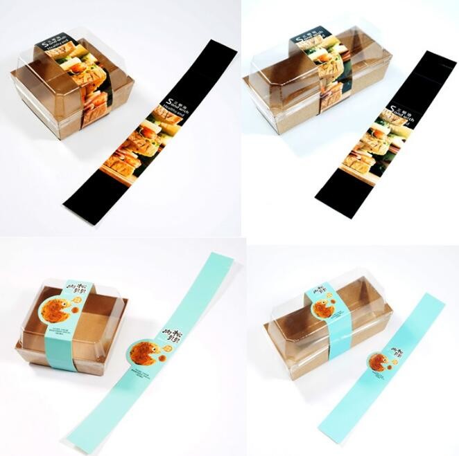 Wholesale custom Paper Cookies packing Cake Box with PVC window,Wholesale Plastic Square Birthday Wedding Packaging Clea