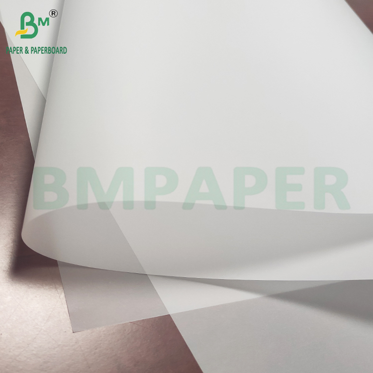 White Translucent Pattern Paper 83gsm Tracing Paper Roll 18 inch x 50 yards