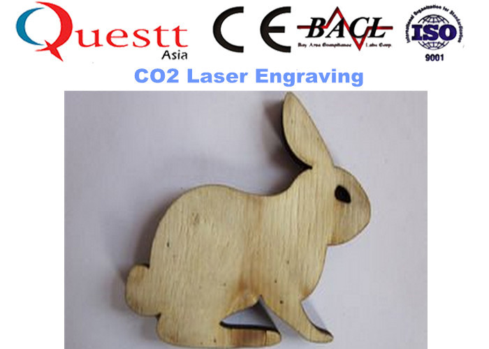 Wood CO2 Laser Engraving And Cutting Machine For MDF PVC Bamboo Rubber 150W