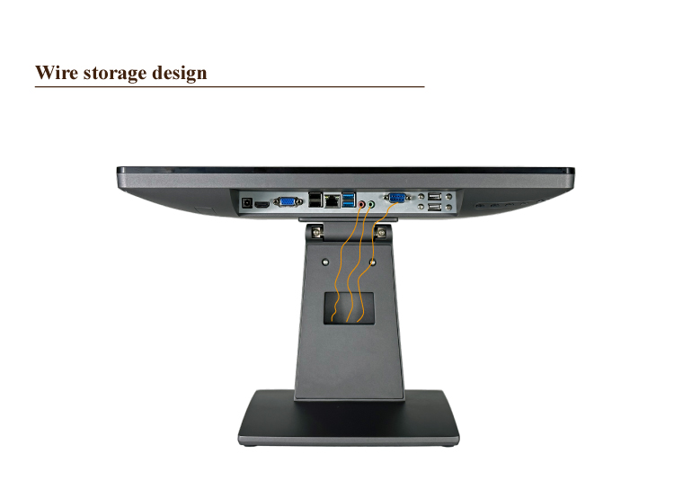 Dark Gray 19inch Point of Sale Touch All in One POS Terminal POS Systems with Performance