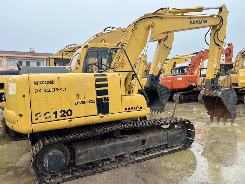 12 Ton Japan Made Used Komatsu PC120-6 Excavator Second Hand Komatsu Hydraulic crawler Digger