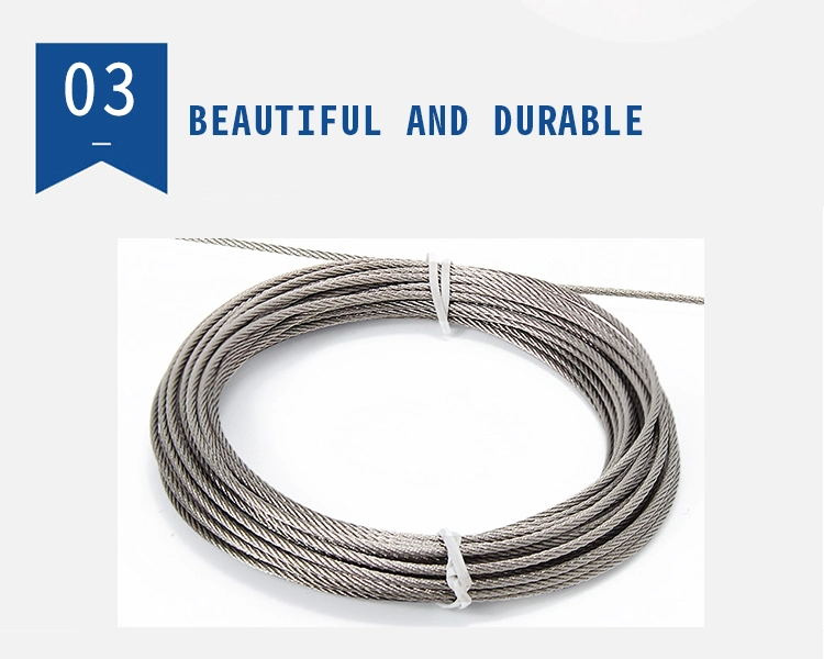 6X19 FC Steel Wire Cable Braided Stranded Rope for Bending Processing Requirements