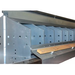 16 Holes Broiler Breeder Egg Nest Collection System 610mm Height