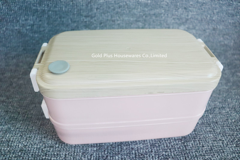 Airtight Plastic Single Wall Stainless Steel Bento Box Bpa Free