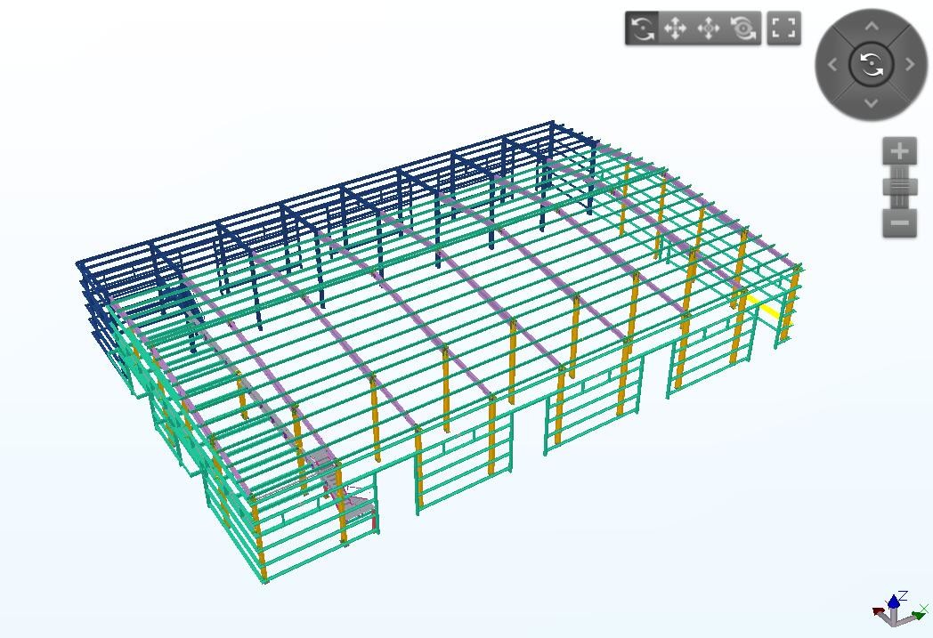 Rigid Portal Steel Structure Frame Prefab Warehouse Project Construction