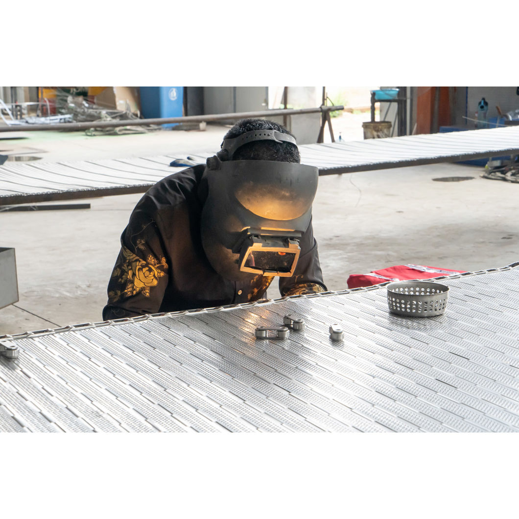 Food Grade Stainless Steel Balance Weave Spiral Metal Wire Link Oven Dryer Mesh Conveyor Belt Ss 304 316 310