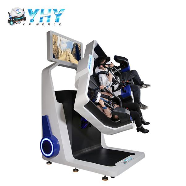 360 Rotating VR Theme Parks 2 Seats Virtual Reality Roller Coaster 9D Vr