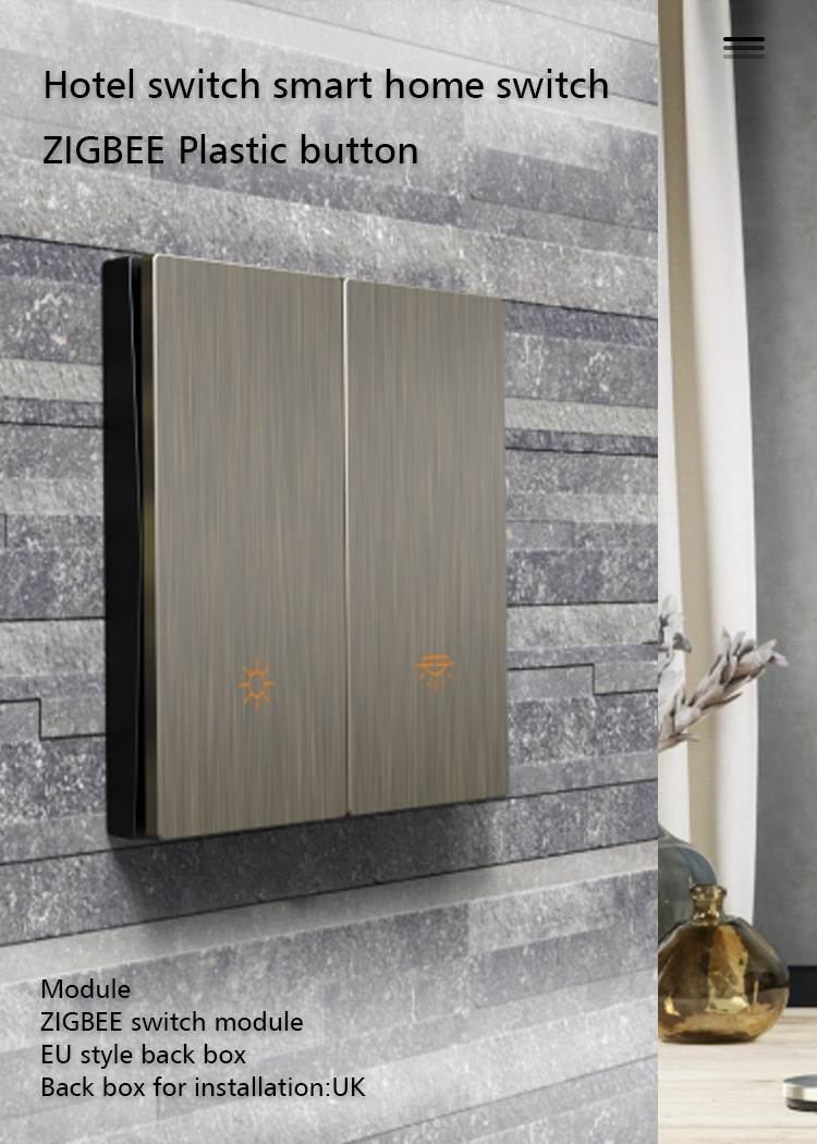 Laffey Zigbee Smart Switch Wall Control Push Button For Home