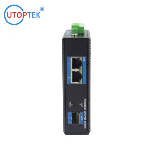 UT12F-SFP unmanaged industrial 2x10/100Base-Tx + 1x100M-Fx SFP ethernet switch