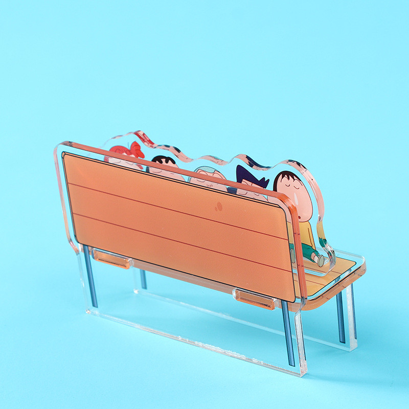Wholesale Double-Layer Transparent Acrylic Stands for Cute Cartoon and Alien Characters Gaming and Anime Figures