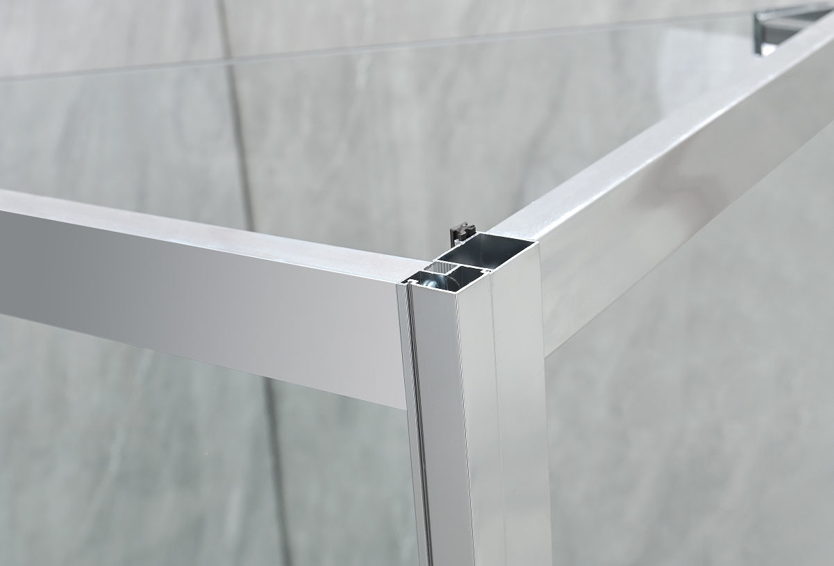 900x900 Shower Enclosure 6/8mm Tempered Glass And Alum Frame With Chromed For Stylish