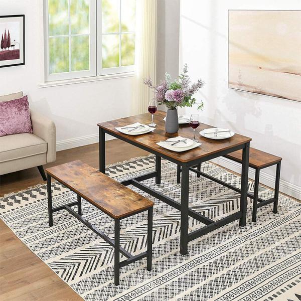 Kitchen Dining Table for Sale, Industrial Dining Table, Metal Frame Kitchen