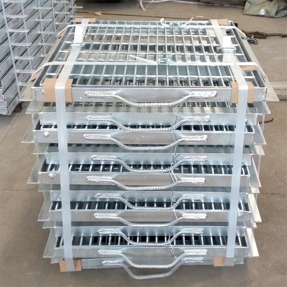 ASTM A36 Hot Dip Galvanized Grating Trench Cover With Frame