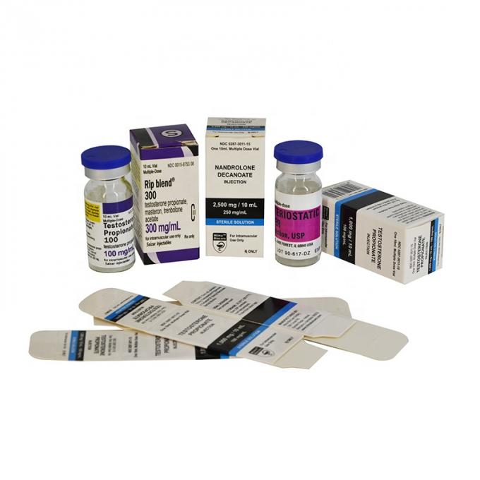Foldable Cardboard 26mm Length 10ml Vial Boxes Matt Lamination