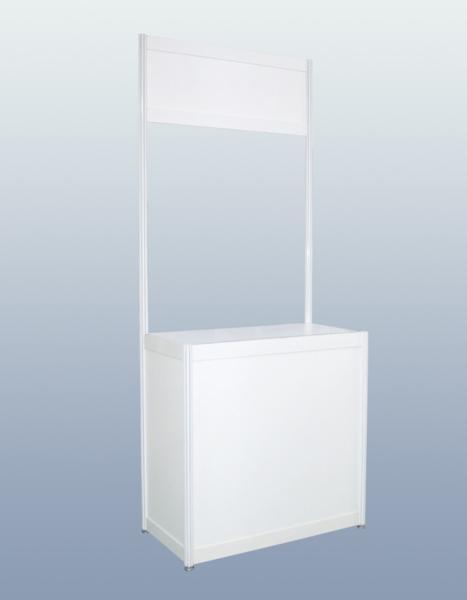 Information Counter With Fascia, Octagonal Prism Counter,Alumini counter