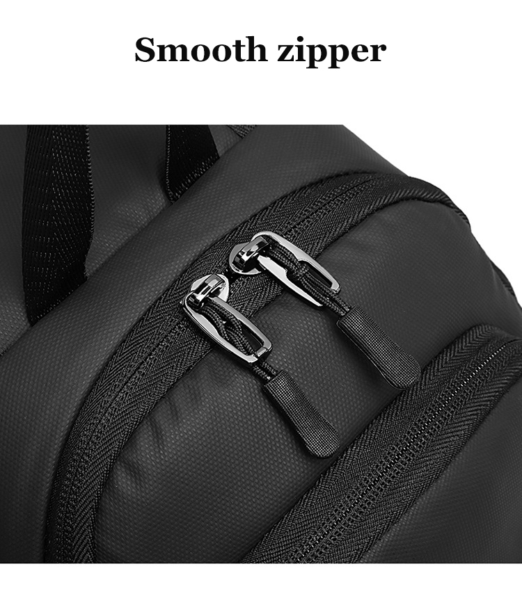 7.9 Inch IPAD USB Charging Shoulder Travel Sling Bag 18*10*30cm