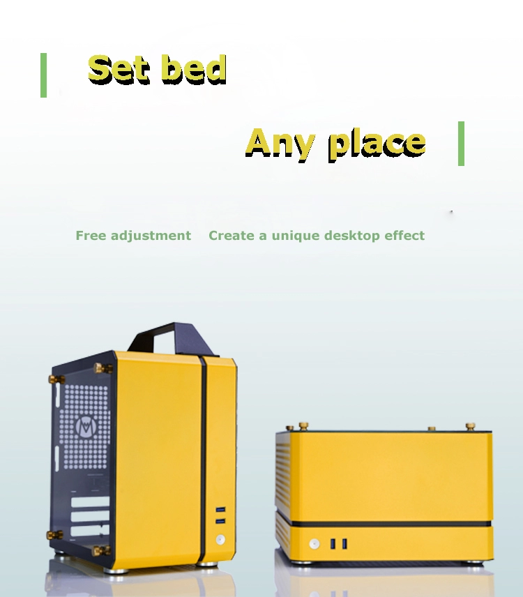 Newest High Quality Gaming Computer Mini Case Desktop Case Gamer Gaming Computer Gaming Case in stock