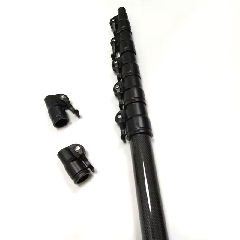 Carbon Fiber Telescopic Pole And Tube 3K Plain Glossy for Boat Cleaning