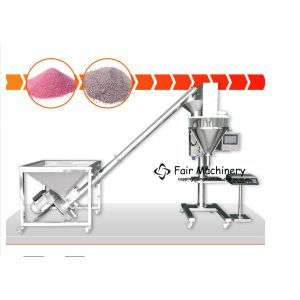 3PH PLC Auger Powder Filling Machine Semi Automatic 1.8KW