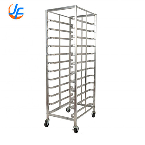 RK Bakeware China-Z Frame Nesting Stainless Steel Baking Trolley Double Oven Rack For Wholesale Bakeries