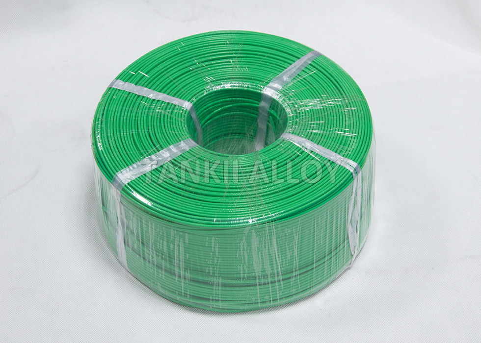 2*0.711mm Fiberglass Insulated Thermocouple Cable Oxidized Surface