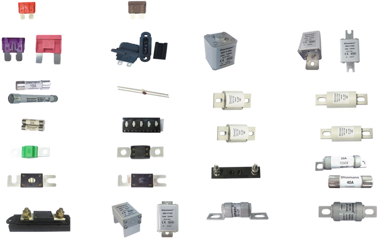 DC150V Fuse for Electric Vehicle High Voltage Fuse for Two-wheels Mobility Bike