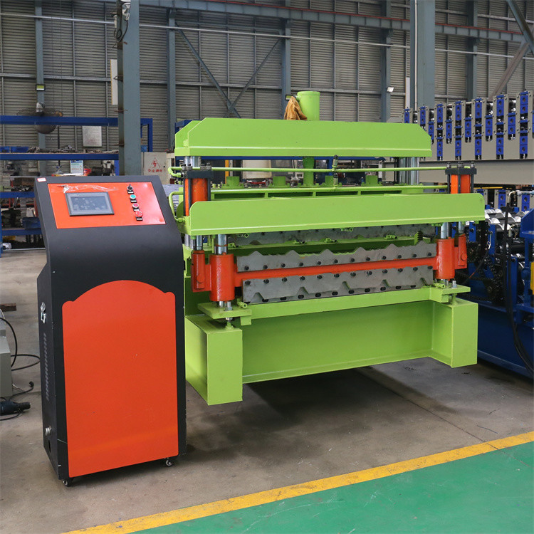 Metal Roof Wall Panel Double Layer Roll Forming Machine Steel Sheets