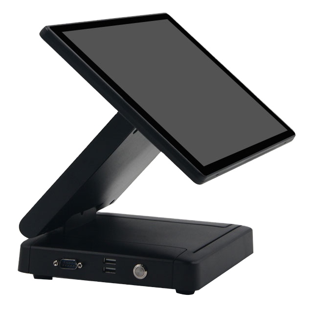 12.5'' All In One POS Machine with Dual Touch Screens and 7" Full HD Customer Display